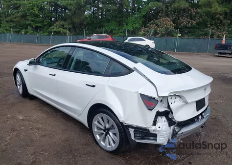 2021 Tesla Model 3 Standard Range Plus Rear-Wheel Drive from USA, damaged, VIN 5YJ3E1EA4MF043432